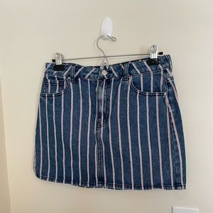 Pacsun Striped Denim Skirt Size 27